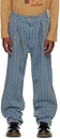 The Campamento Kids Blue Striped Trousers