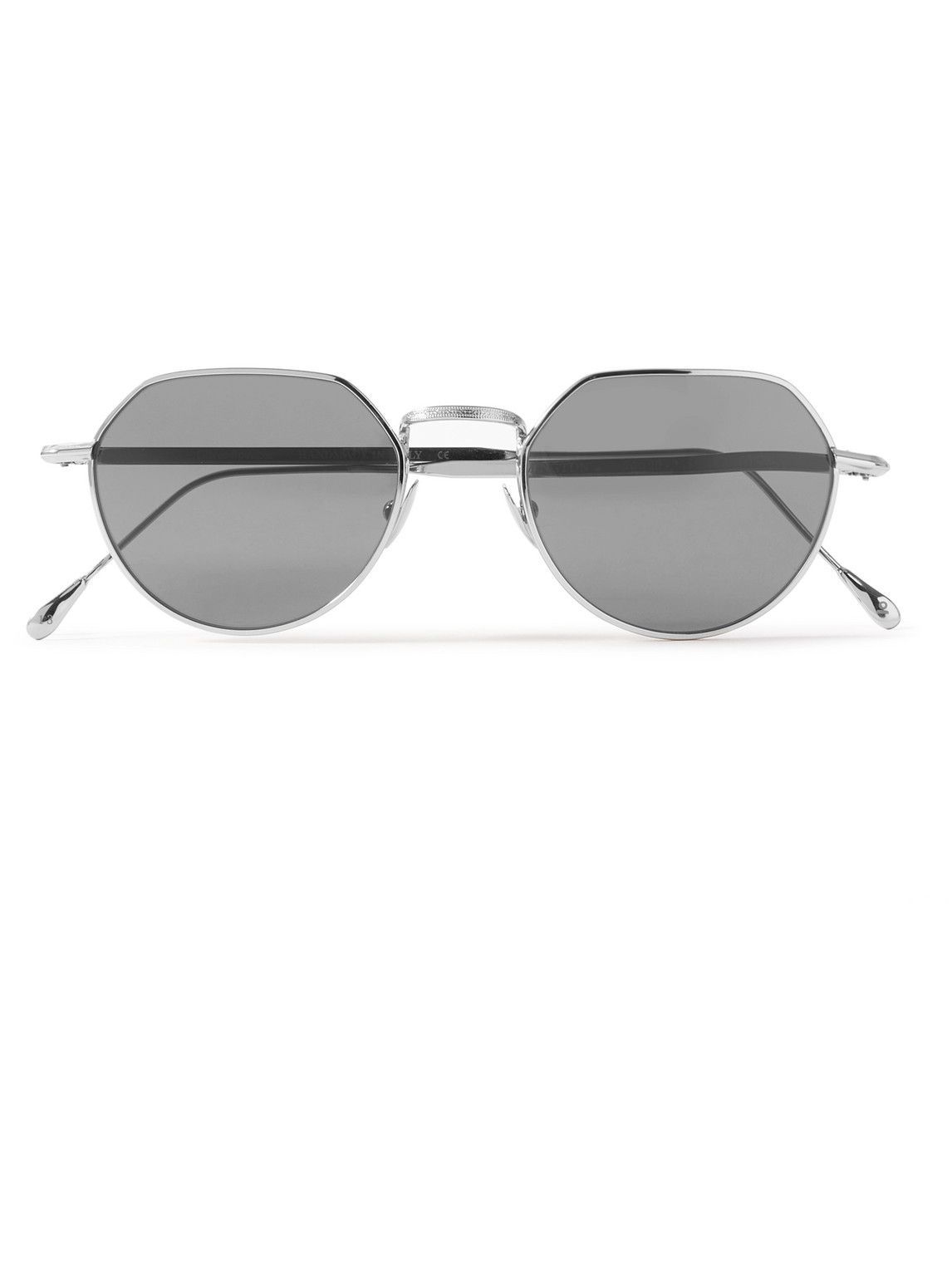 MONC - Oliver Spencer Lymington Round-Frame Gold-Tone Sunglasses Moncler