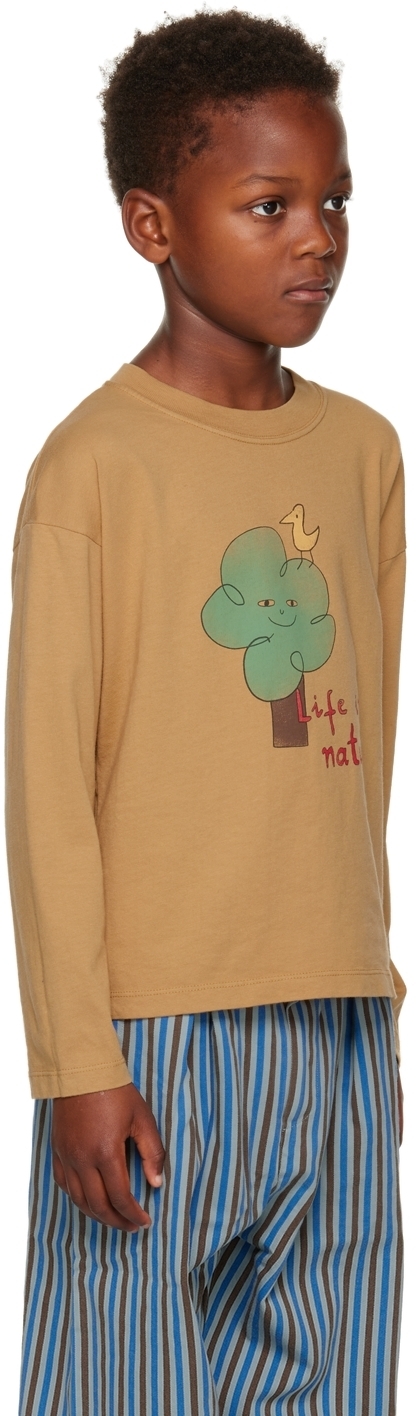 The Campamento Kids Yellow 'Life In Nature' Long Sleeve T-Shirt