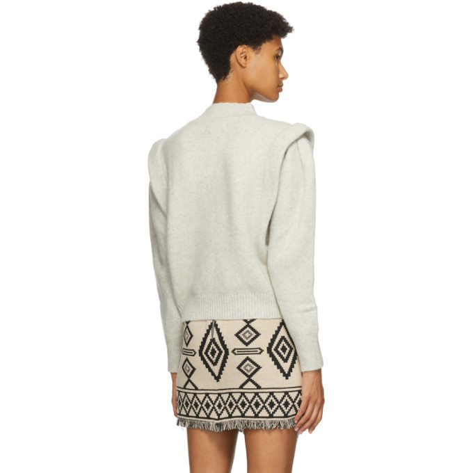 Isabel Marant Etoile Grey Wool Meery Sweater