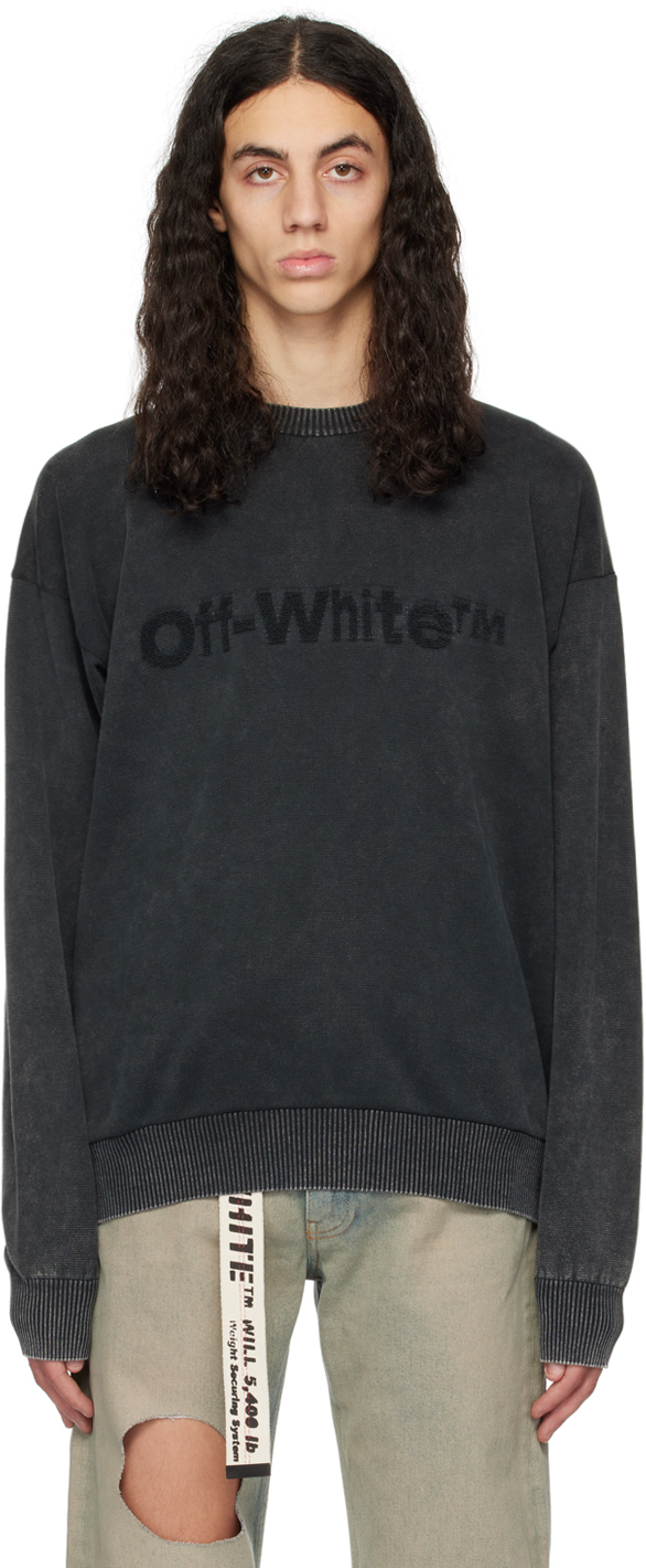 Off-White Black Laundry Sweatshirt Off-White