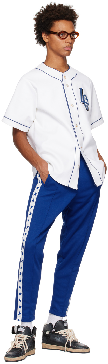 Late Checkout White LC Baseball Shirt