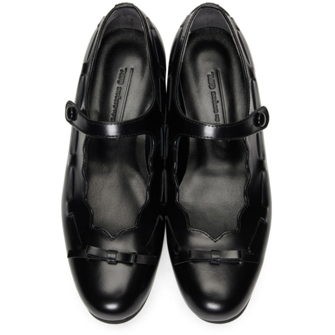 Comme des Garcons Girl Black Mary Jane Ballerina Flats Comme des Garcons