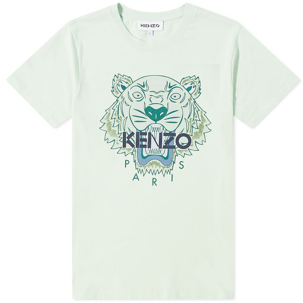 Kenzo Men's Classic Tiger TShirt in Almond Green Kenzo