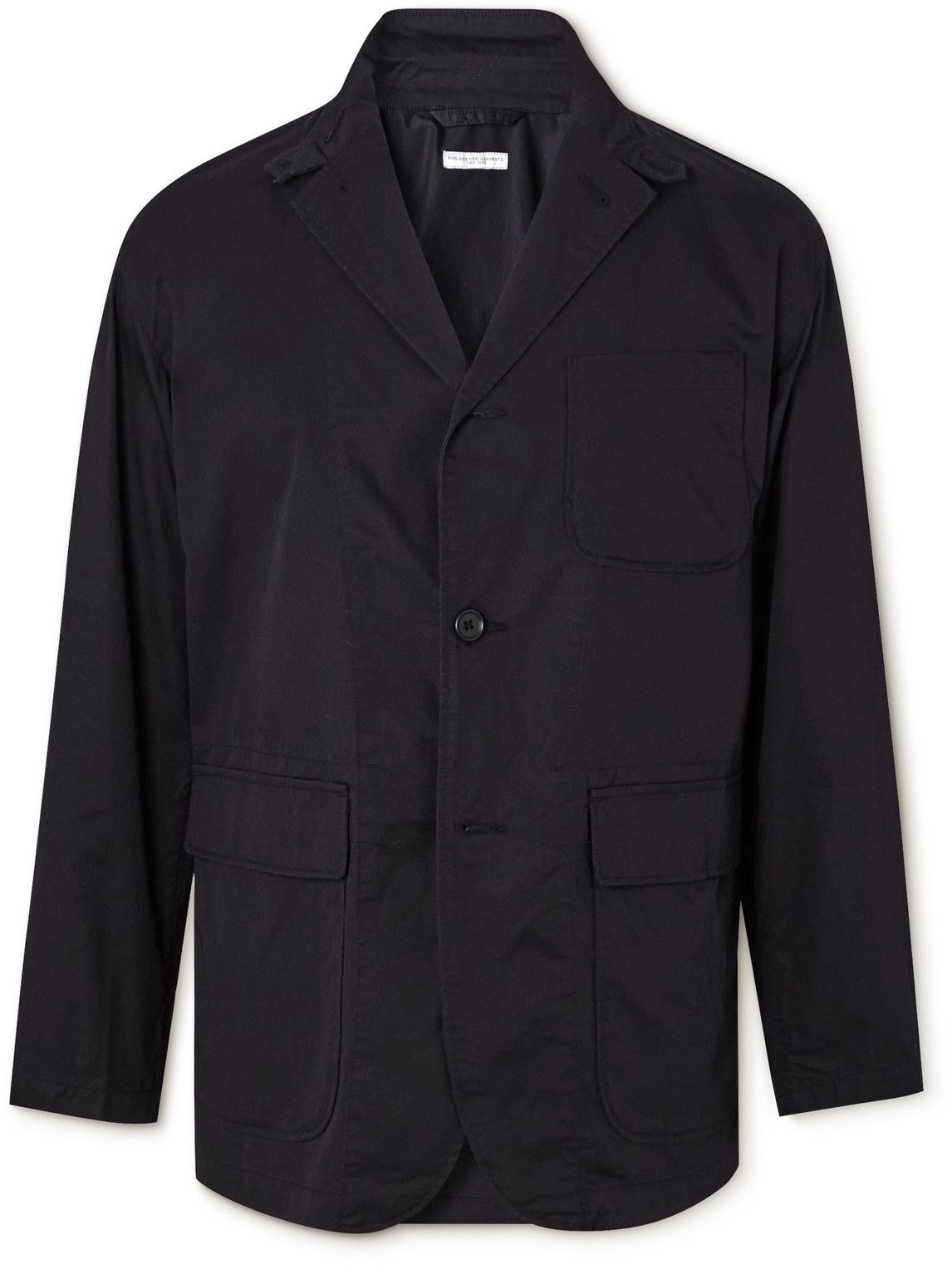 Engineered Garments - Unstructured Cotton-Twill Blazer - Black ...