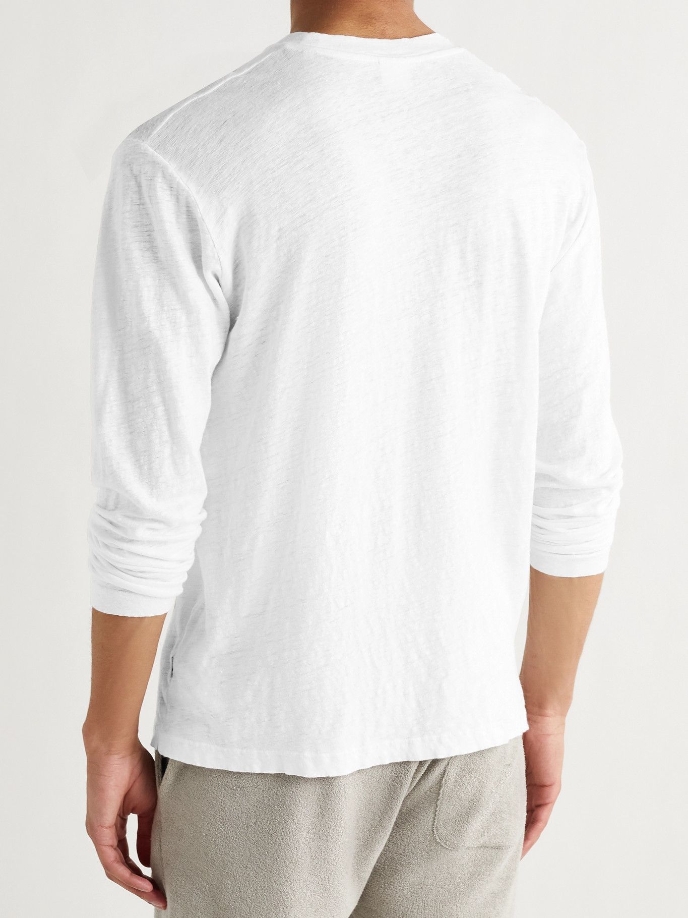 NN07 - Dylan Mélange Slub Linen T-Shirt 