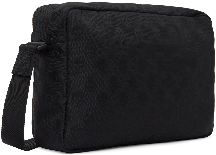 Alexander McQueen Black Urban Biker Messenger Bag Alexander McQueen