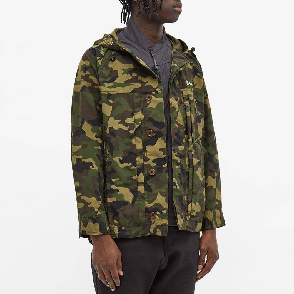 Gramicci Men's Shell Field Parka Jacket in Camo Gramicci