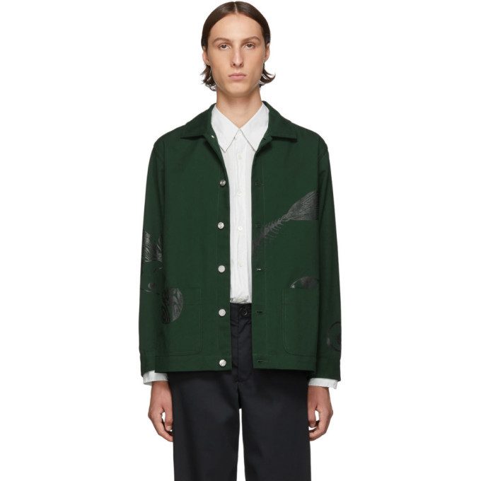 green canvas jacket