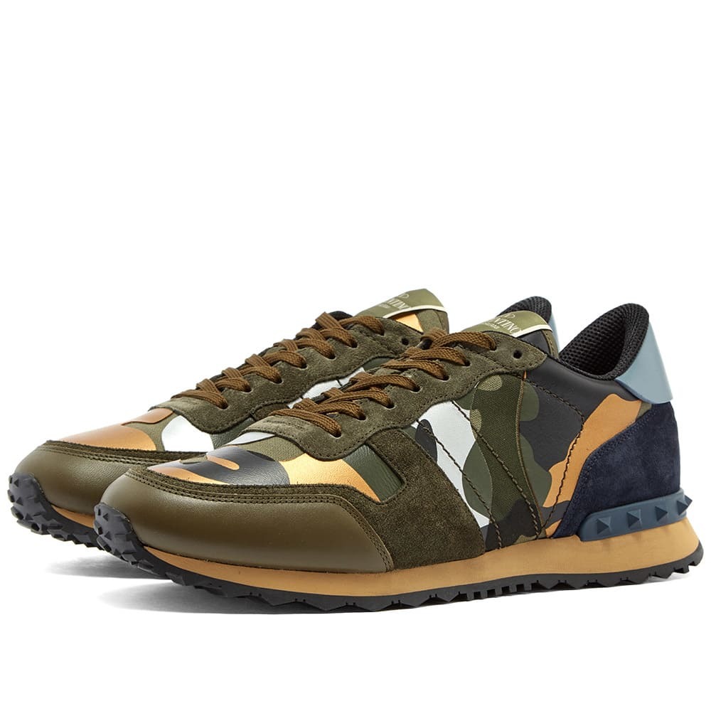 Valentino Rockrunner Camo Sneaker Valentino