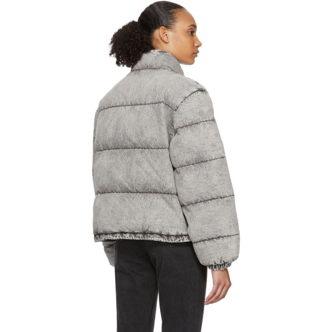 alexander wang grey puffer jacket