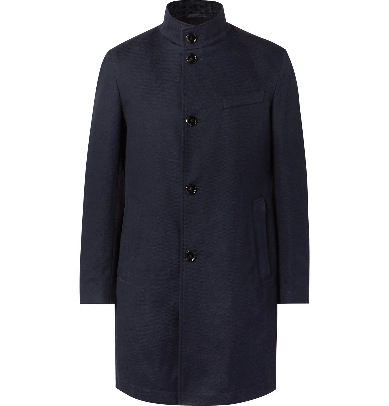 hugo boss slim fit overcoat