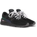 New Balance - X90 Suede-Trimmed Mesh Sneakers - Men - Black