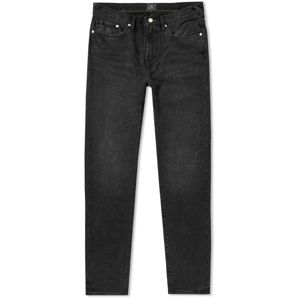 Paul Smith Tapered Fit Stretch Jean Washed Black Paul & Shark