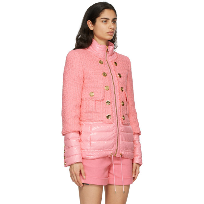 balmain pink jacket