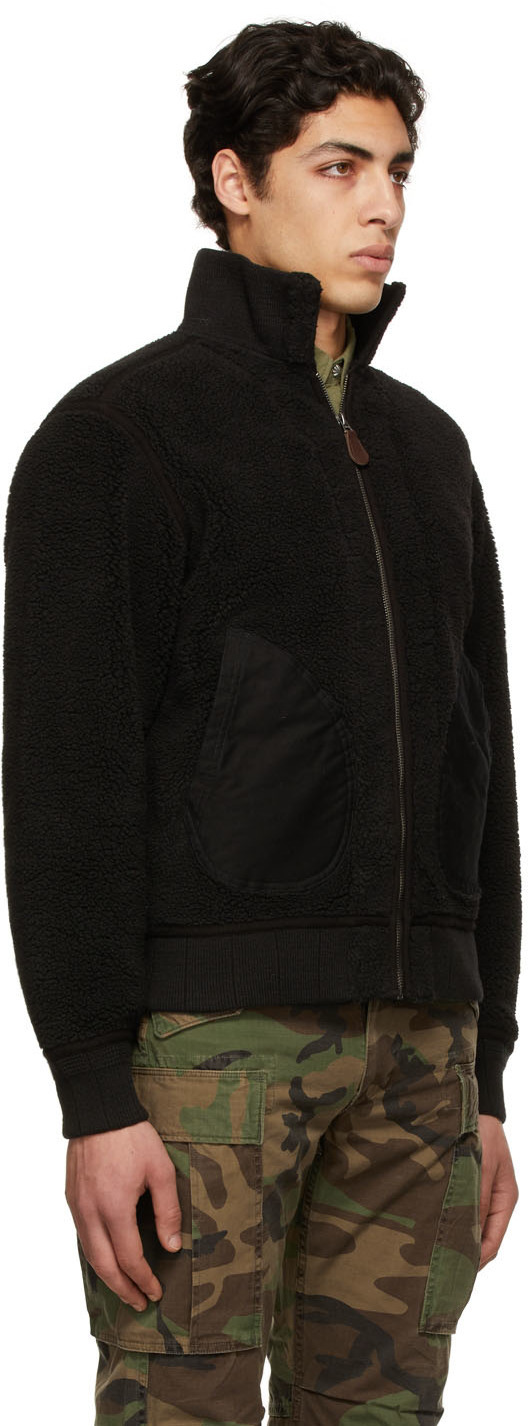 rrl fleece jacket