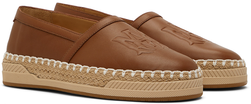 AMIRI Brown Leather Espadrilles Amiri