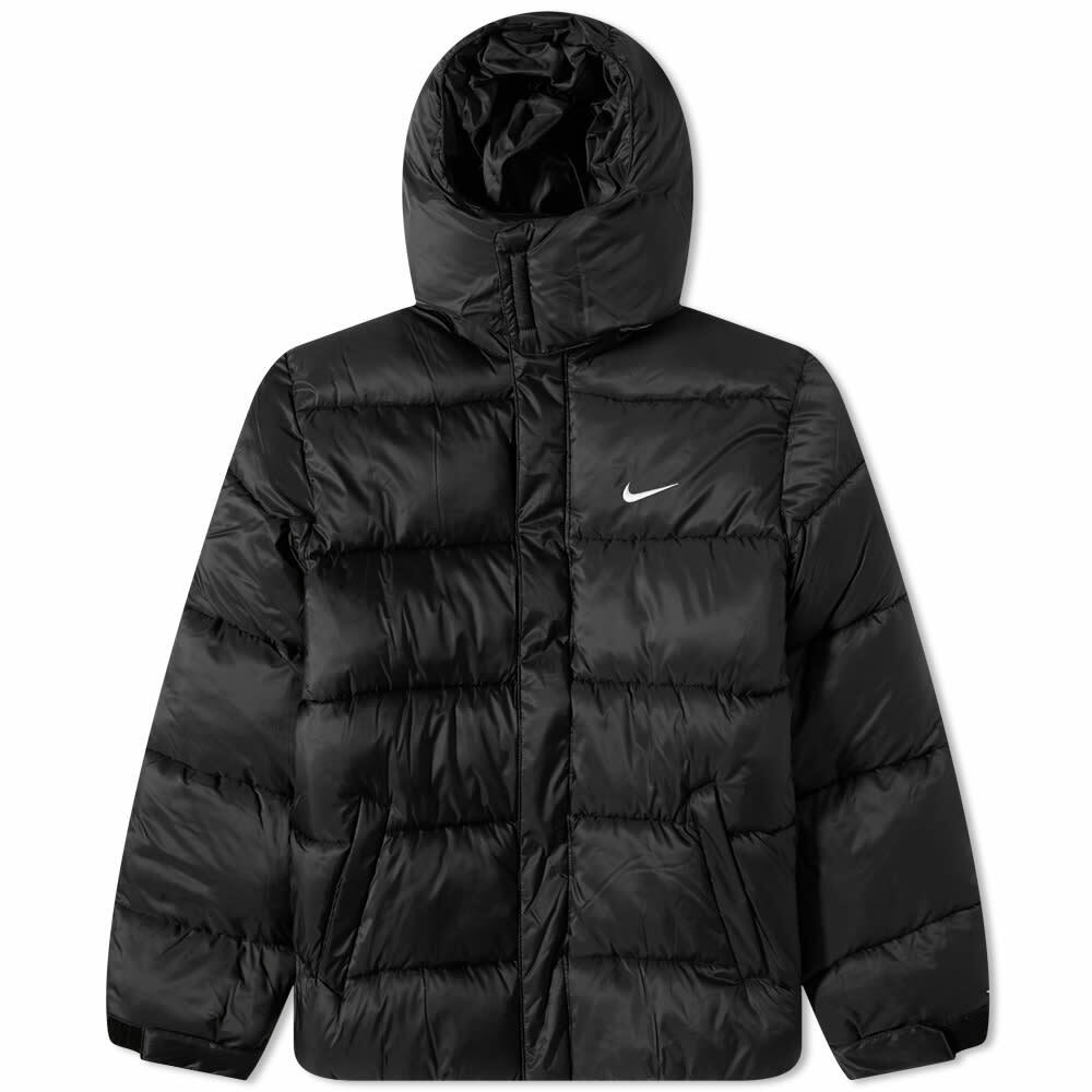 Nike Men's Life Insulated Puffer Jacket in Black/White Nike