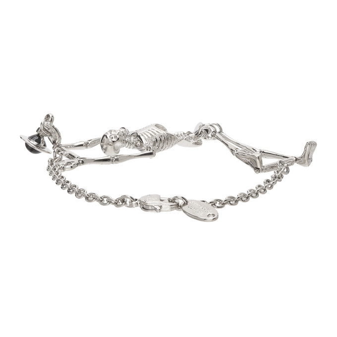 Vivienne Westwood Silver Skeleton Bracelet Vivienne Westwood