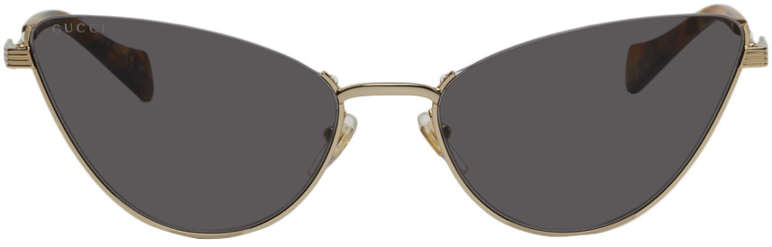 Gucci Gold Cat-Eye Sunglasses Gucci