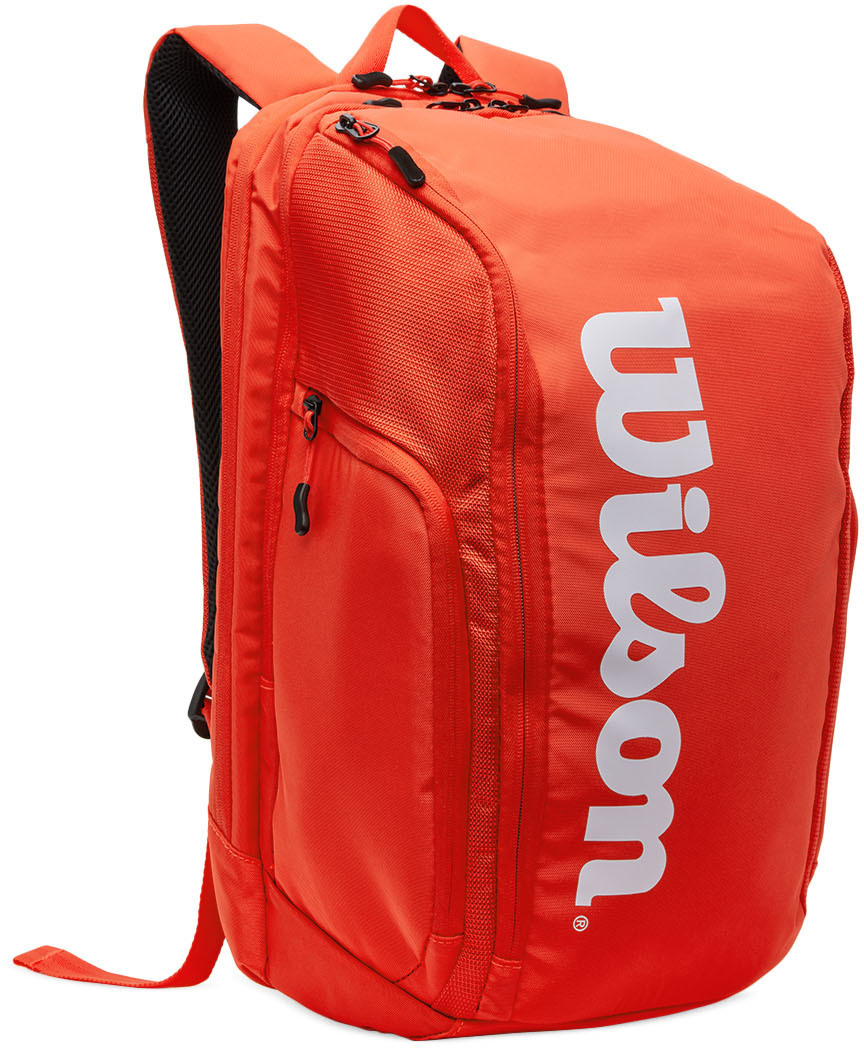 wilson super tour backpack red