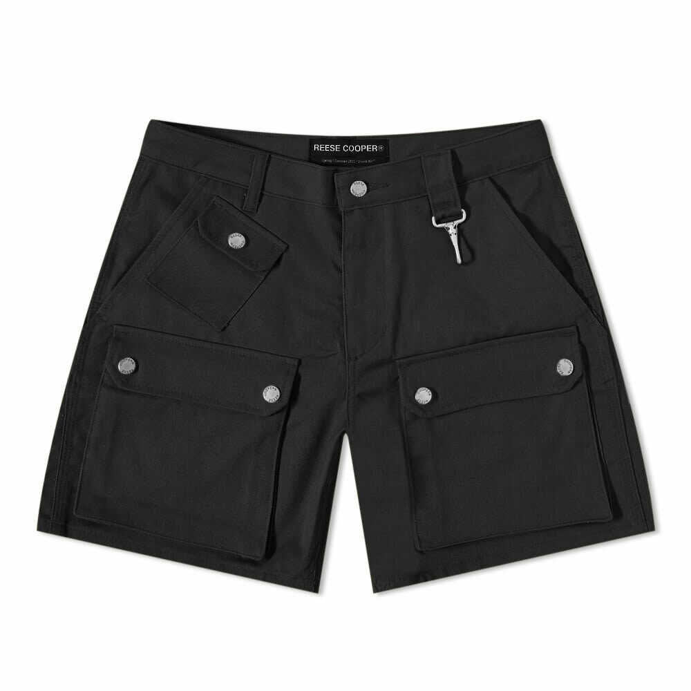 Reese Cooper Men's Canvas Cargo Shorts in Black Reese Cooper
