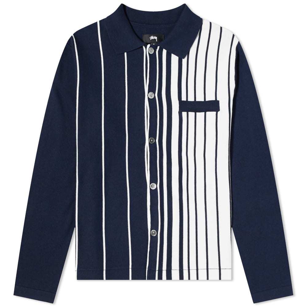 ベンチ 収納付 stussy 21aw stripe knit shirt - 通販 - motelparati