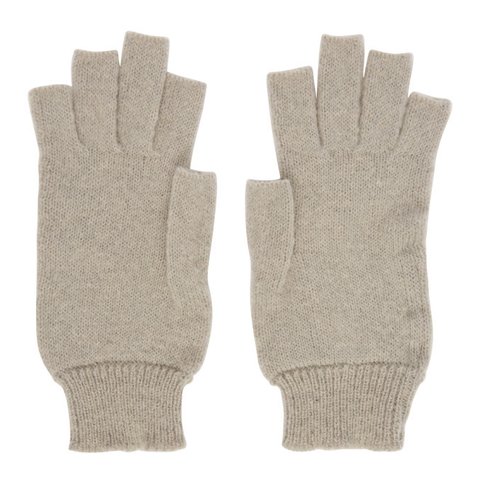 off white fingerless gloves