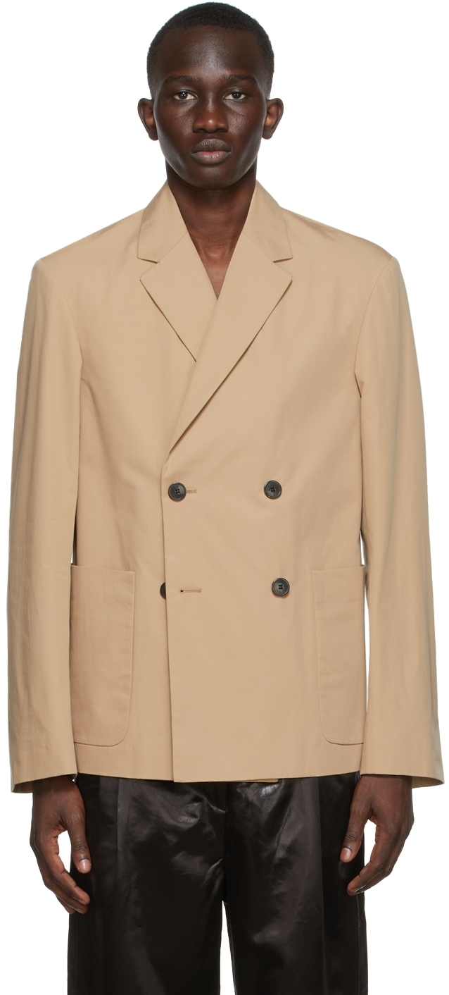 Dries Van Noten Beige Poplin Blazer Dries Van Noten