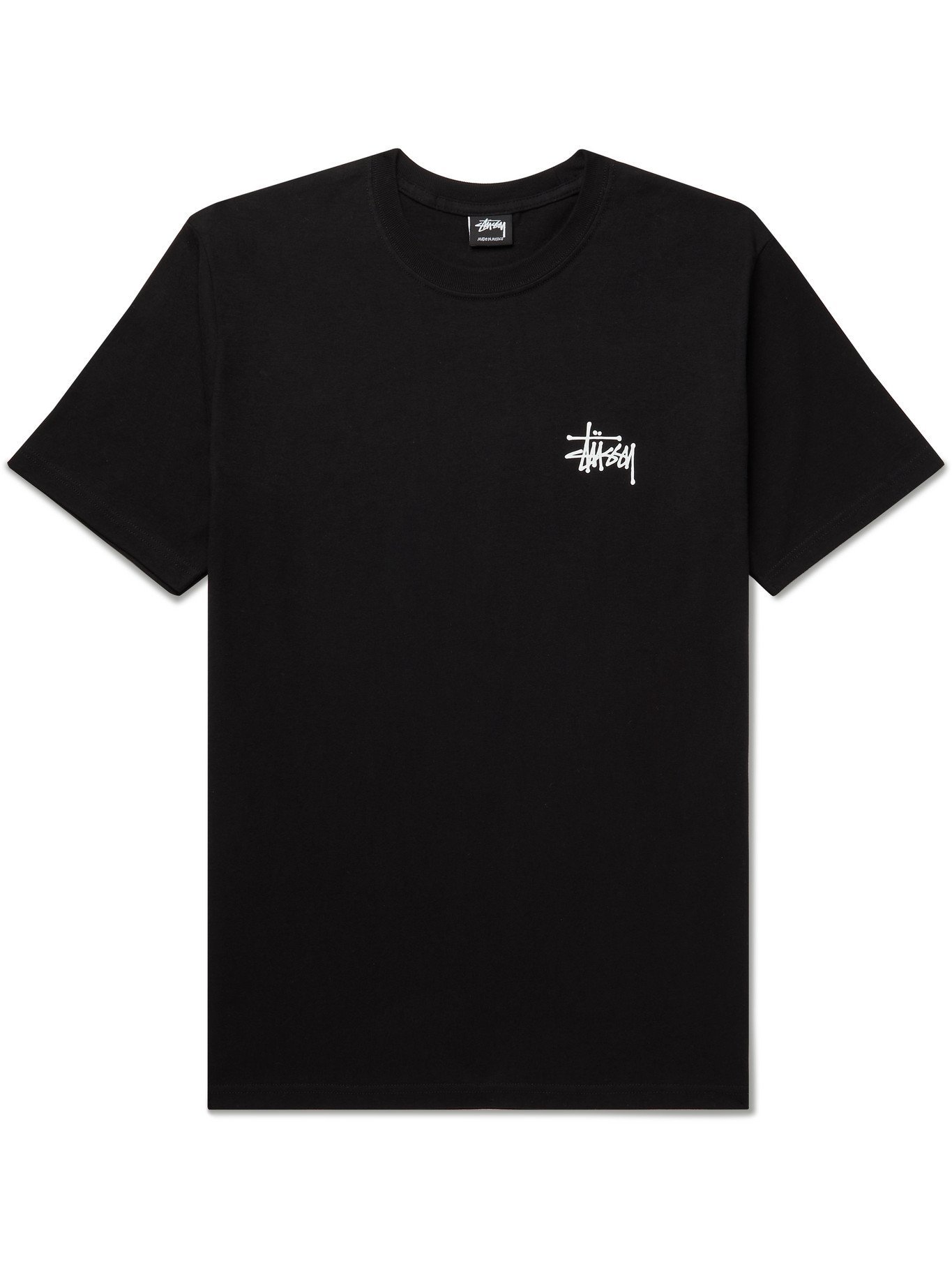 STÜSSY - Logo-Print Cotton-Jersey T-Shirt - Black - M Stussy