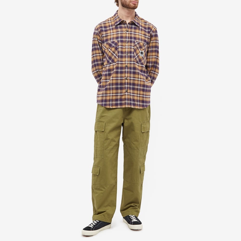Polar Skate Co. Men's Flannel Shirt in Plum Polar Skate Co.