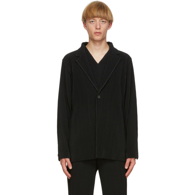 Homme Plisse Issey Miyake Black Basics Blazer Homme Plisse Issey Miyake