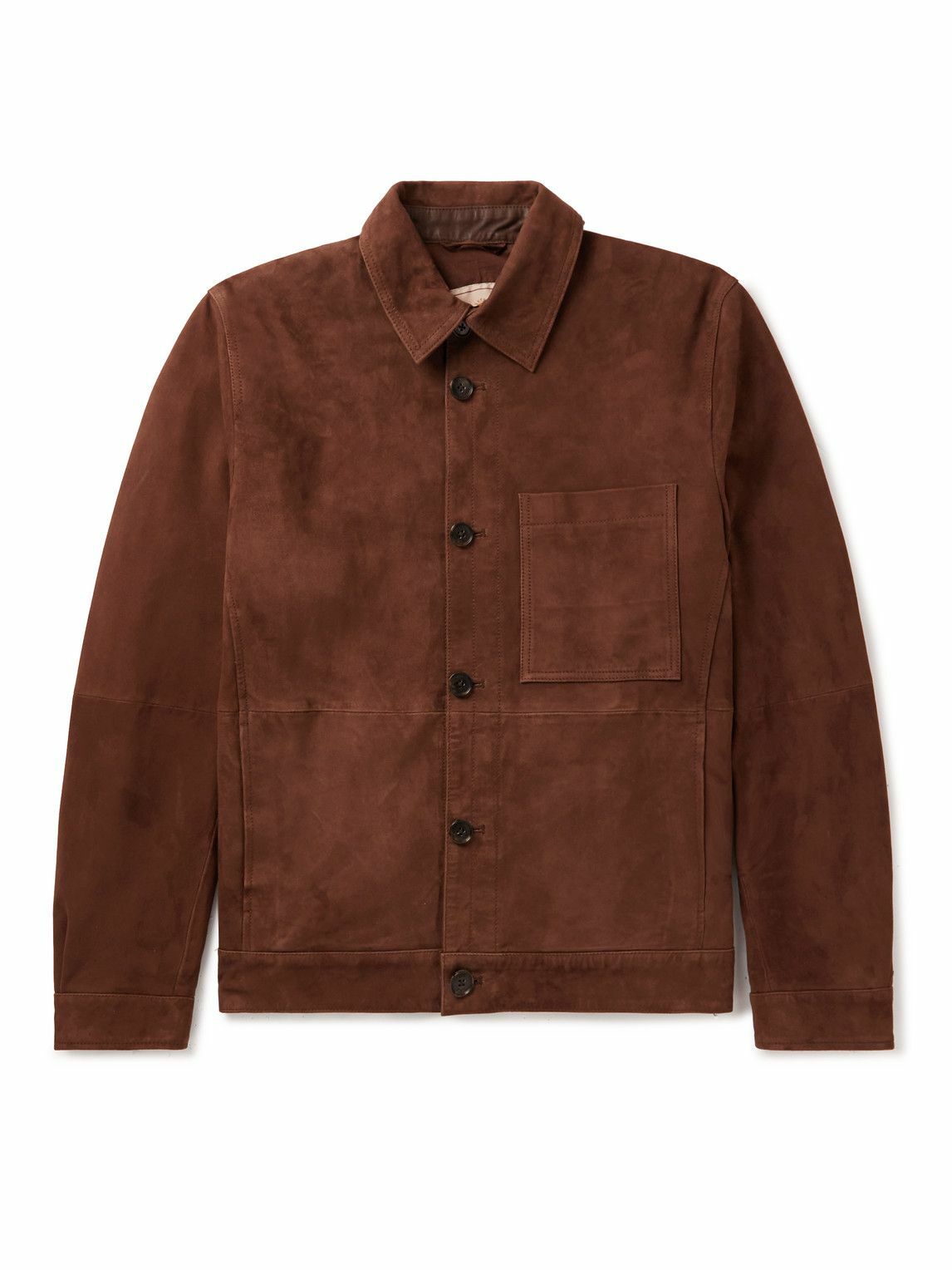 Baracuta - Suede Shirt Jacket - Brown Baracuta
