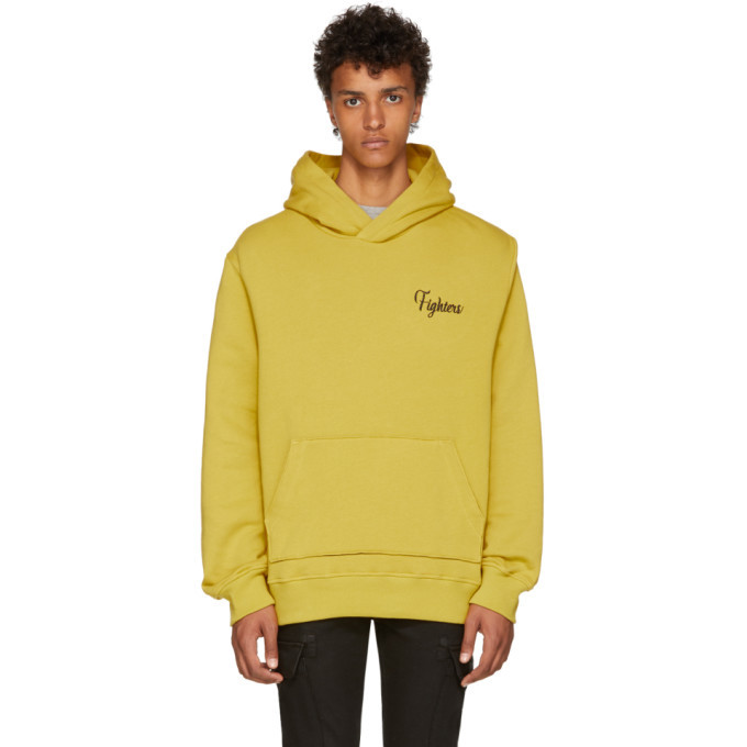 amiri yellow hoodie