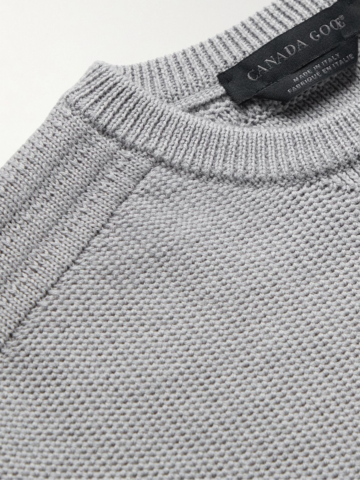 Canada Goose - Patterson Merino Wool Sweater - Gray Canada Goose