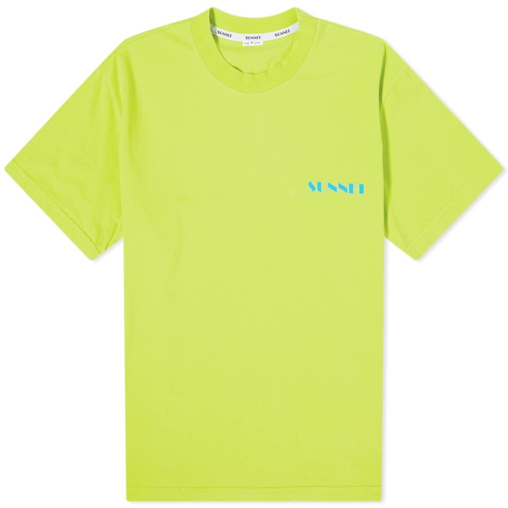 Sunnei Women's Classic Logo T-Shirt in Light Green Sunnei