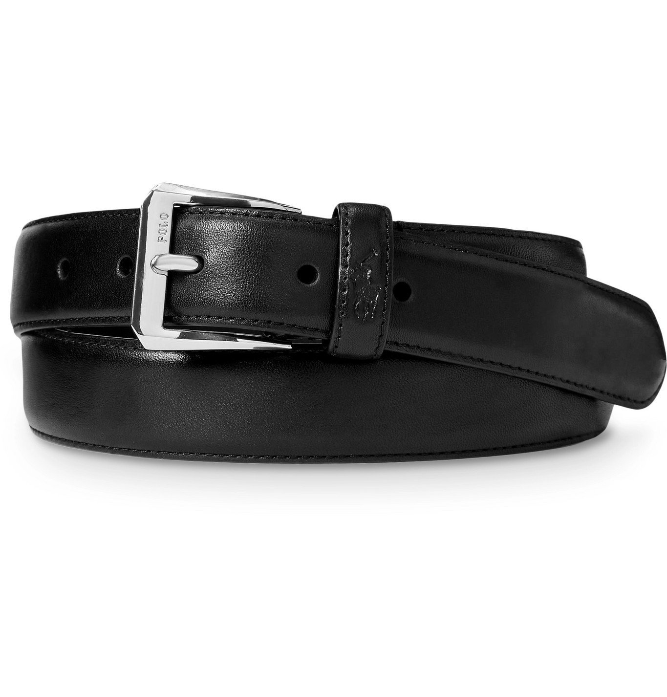 Polo Ralph Lauren - Leather Belt - Black Polo Ralph Lauren