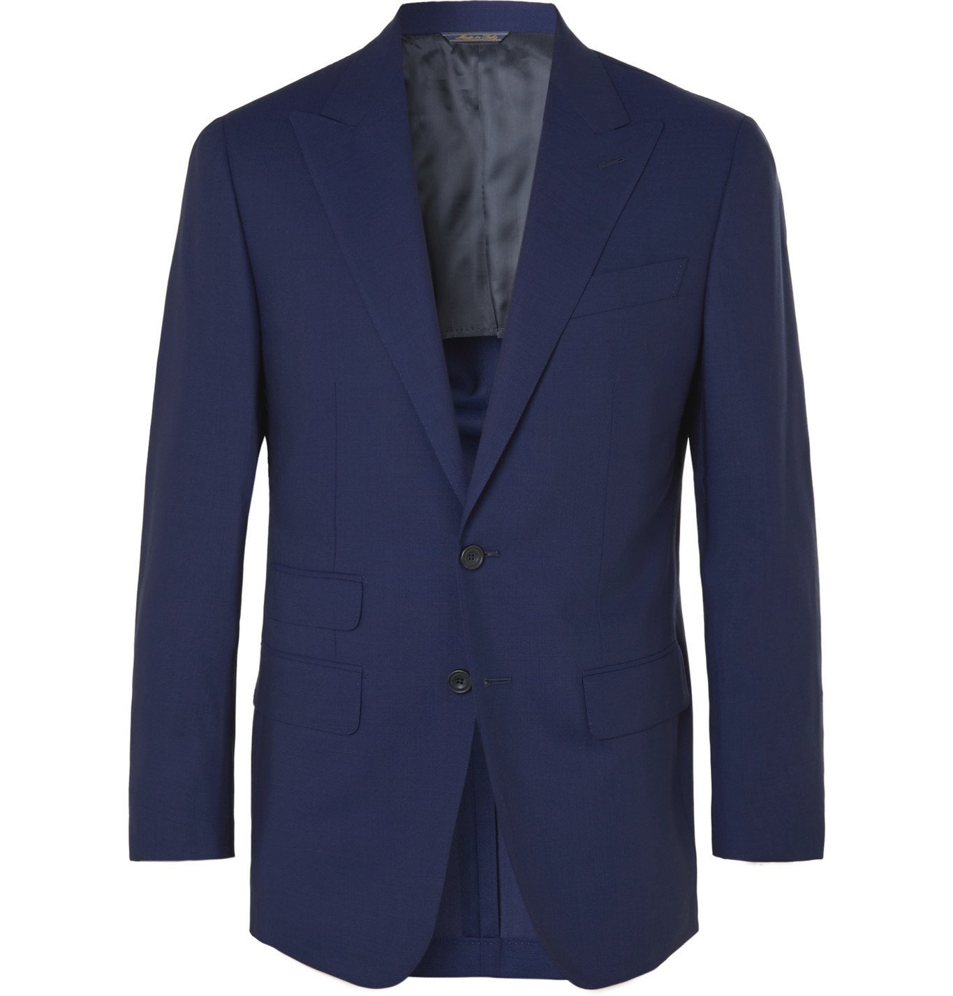 Thom Sweeney - Unstructured Wool Suit Jacket - Blue Thom Sweeney