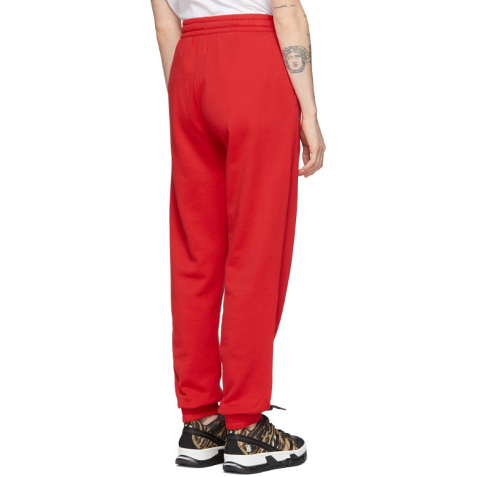 Burberry Red Gresham Lounge Pants Burberry