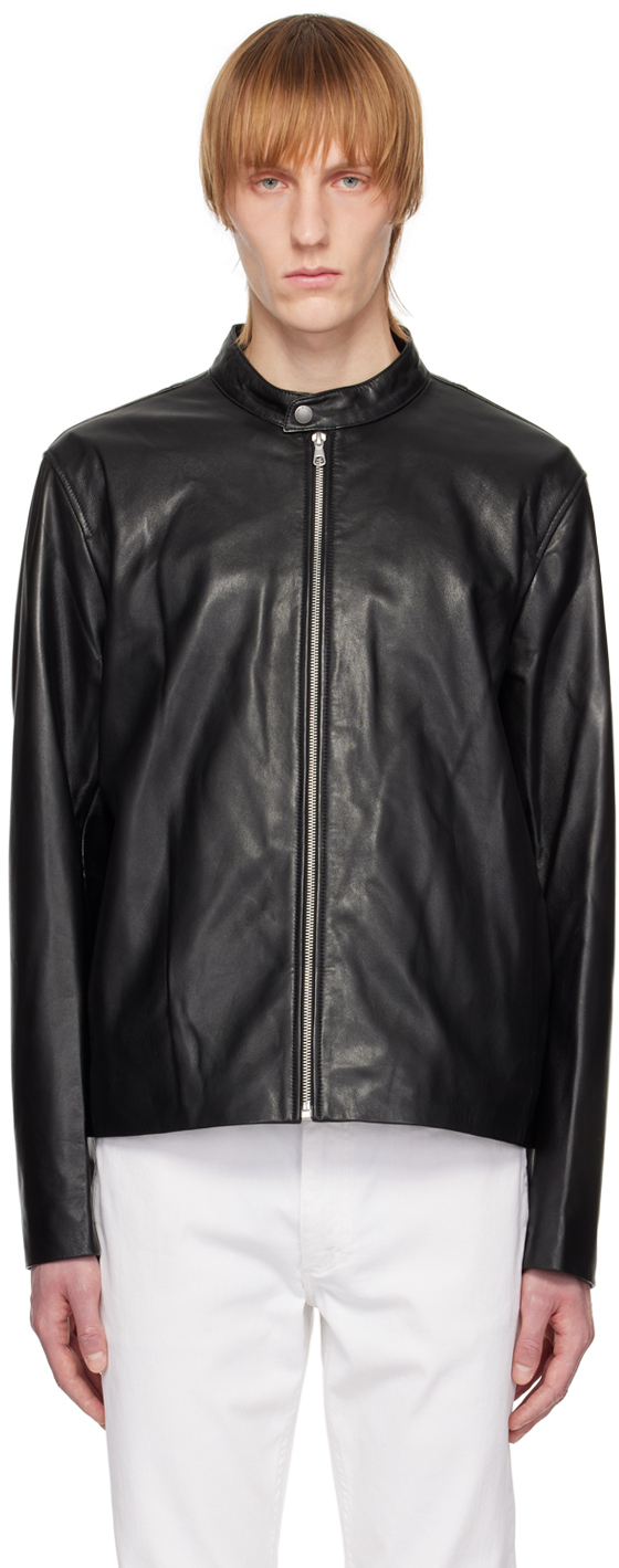 EMPORIO ARMANI DoubleZip Leather Blouson | www.bartislaw.com