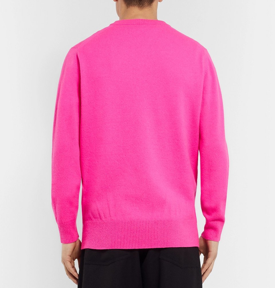 pink acne sweater