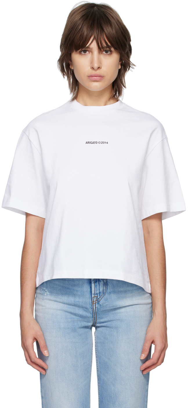 Axel Arigato White Monogram T-Shirt Axel Arigato