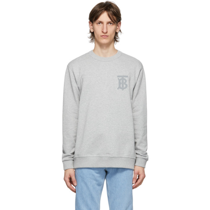 Burberry Grey Logo Dryden Sweatshirt Burberry