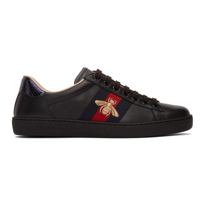 Gucci Black Bee Ace Sneakers Gucci