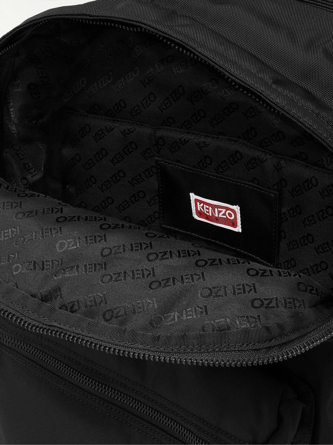 KENZO Crest Appliquéd LogoEmbroidered Canvas Backpack Kenzo