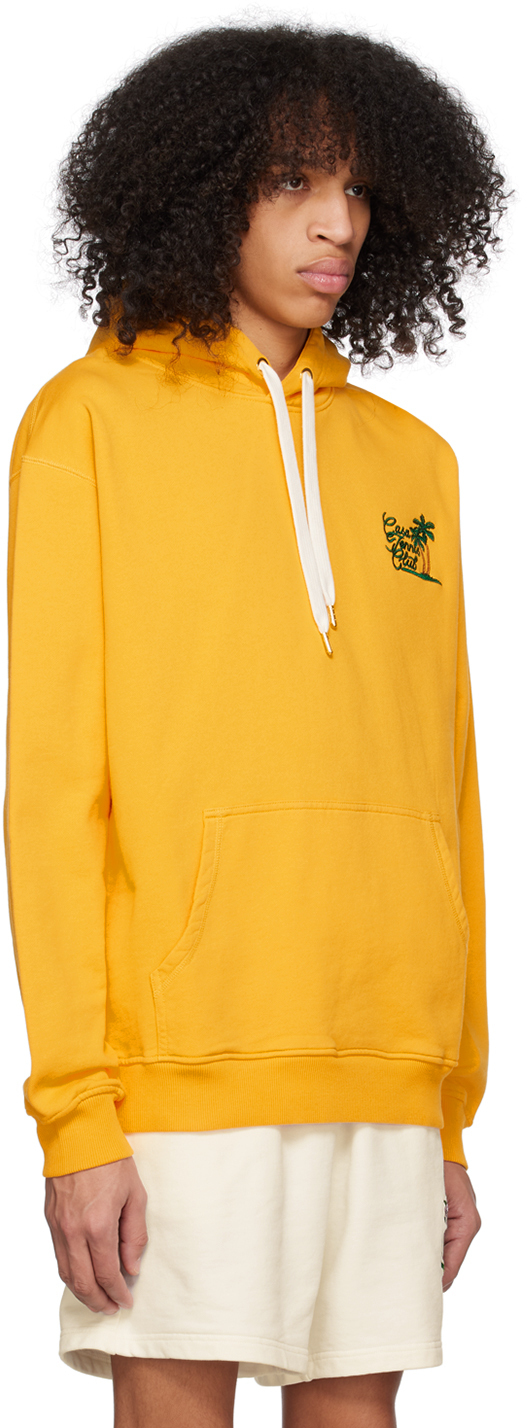 Casablanca Yellow 'Casa Tennis Club' Hoodie Casablanca