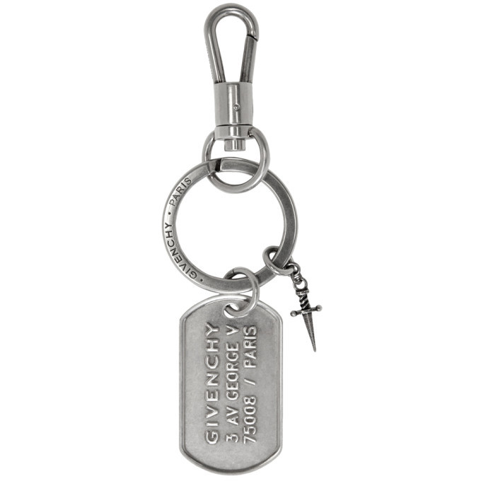 Givenchy Silver Plate Keychain Givenchy
