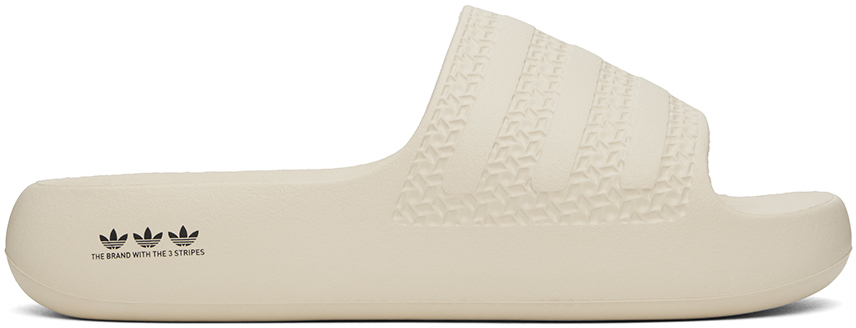 beige adilette ayoon slides