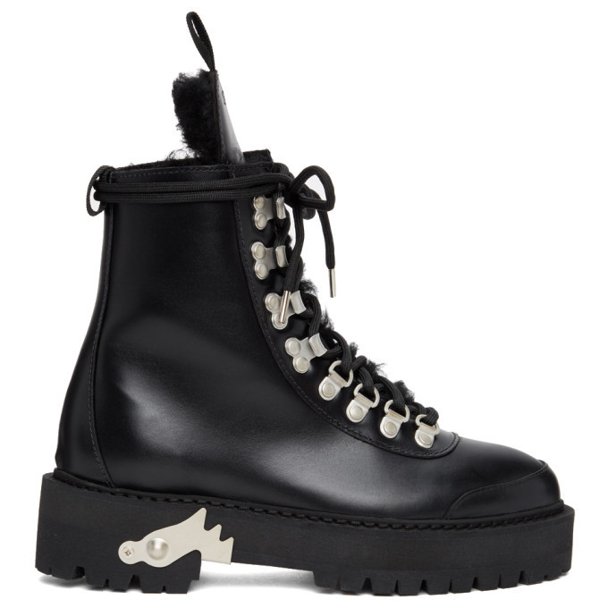 off white black hiking boots