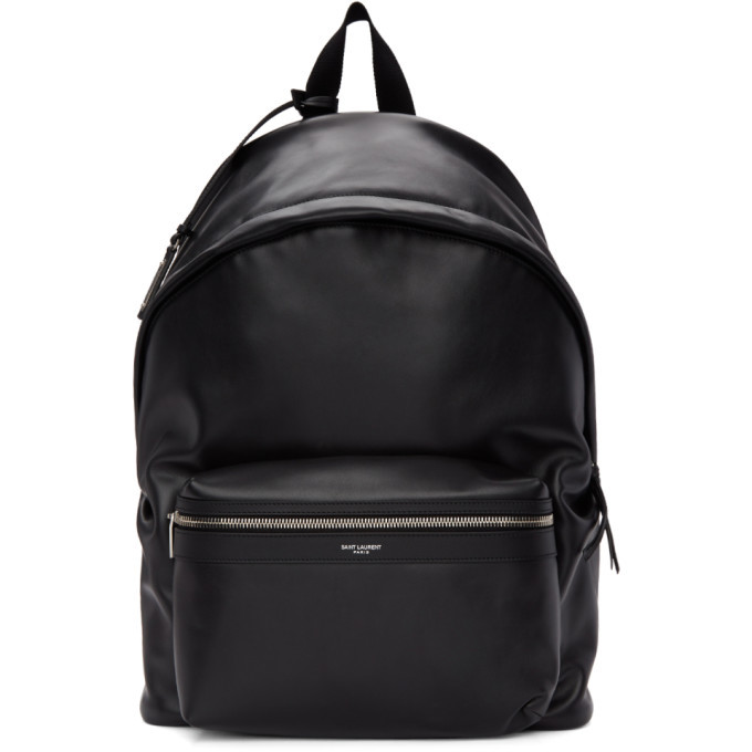 city backpack in matte leather